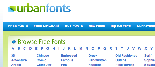 urbanfonts