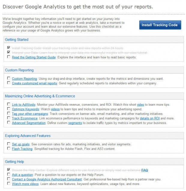 googleanalyticschecklist