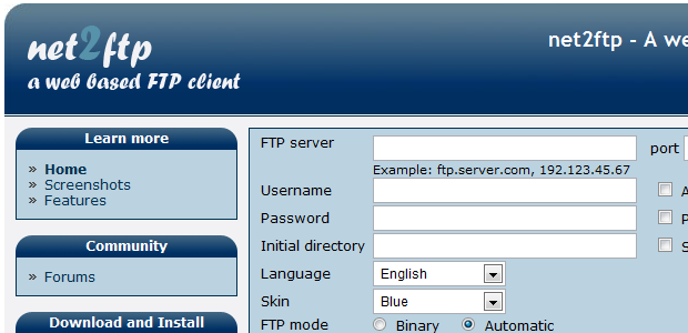 free ftp client online