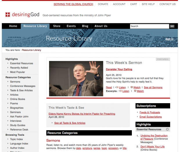 desiring god website