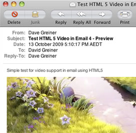 HTML5 and Video in Email? Yes, Please.