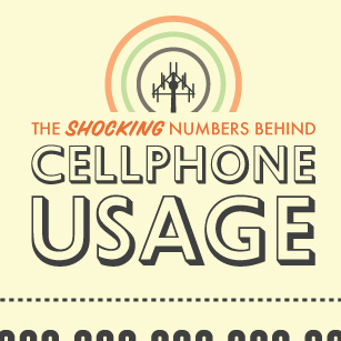 Numbers Behind Cell Phone Usage [Infographic]