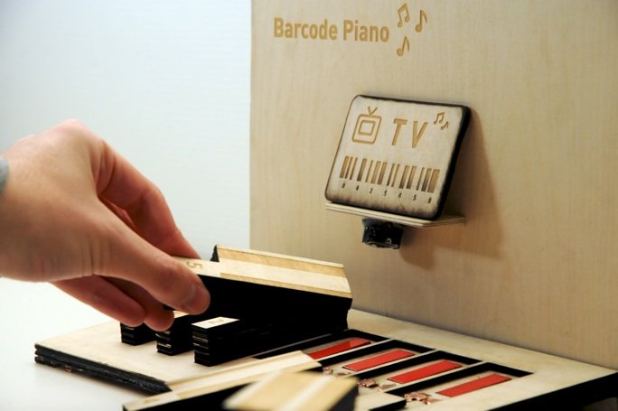The Barcode Piano
