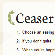 Ceasar For Easy CSS Animation Easing