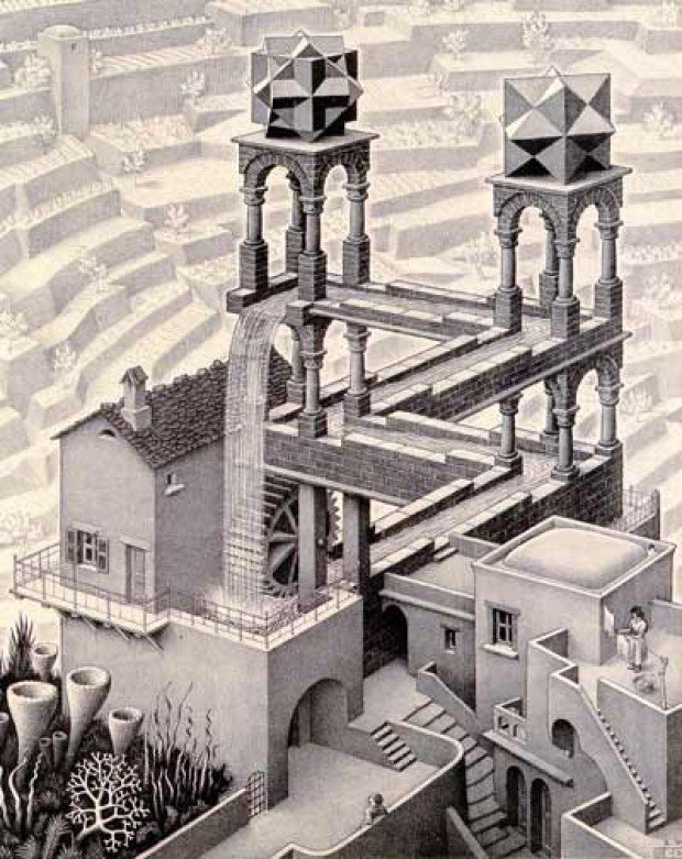 Escher's Waterfall Contructed