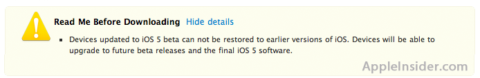 If You Install iOS 5, You Can’t Go Back, or Can You?