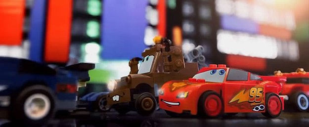 Cars 2 Movie Trailer Done Entirely with LEGOS
