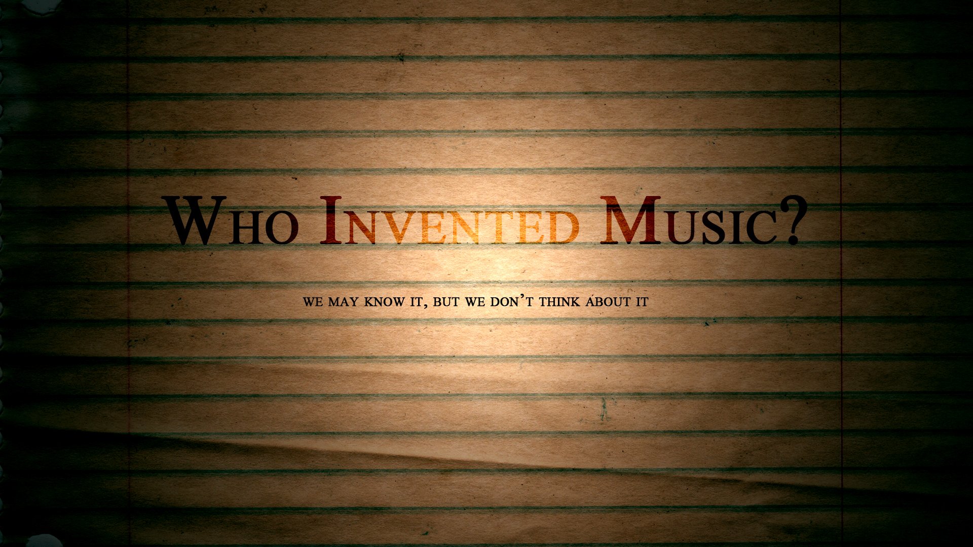 Who Invented Music?
