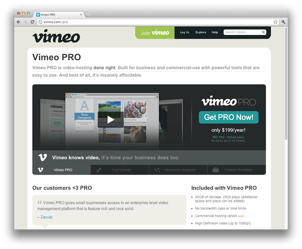 Vimeo Announces Vimeo Pro: Should You Level-Up?
