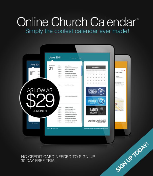 An Online Church Calendar Made Easy! ChurchMag