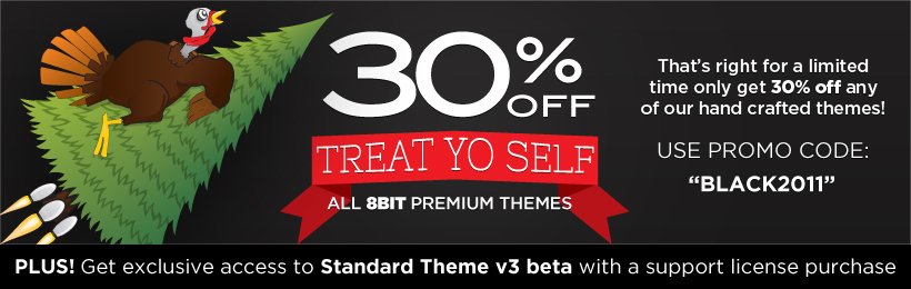 30% Off ALL 8BIT Themes!