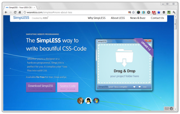 SimpLESS convert less to css