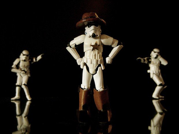 star wars clone stormtrooper cowboy