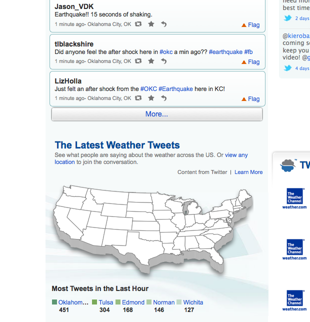 Weather.com Is Utilizing Social Media Effectively