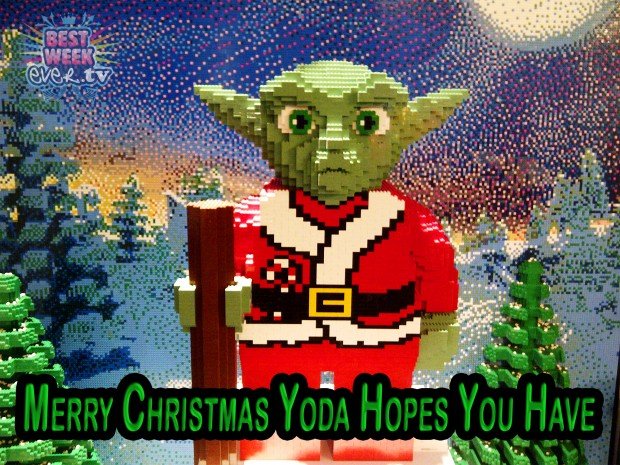 star wars lego yoda merry christmas