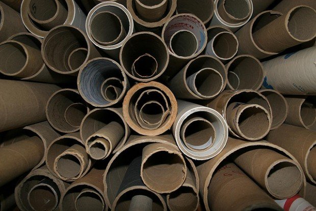 cardboard tubes