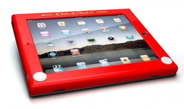 Classic Toy Tablet Apps : Etch-A-Sketch app