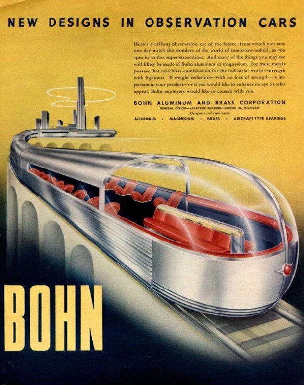 18 Artful Futuristic Machine Illustrations from 1940