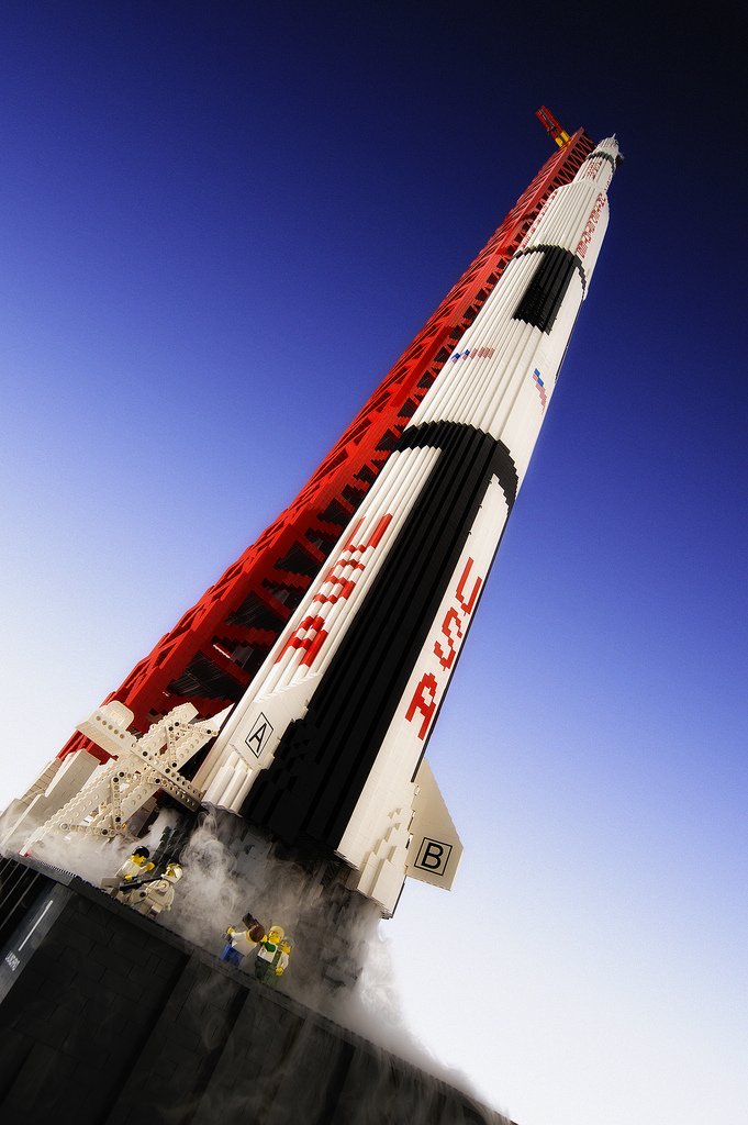 19ft LEGO Saturn V Rocket