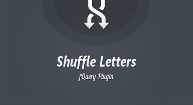 Shuffle Letters Effect jquery plugin