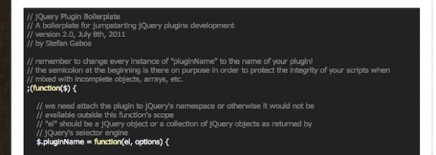 jQuery Plugin Boilerplate