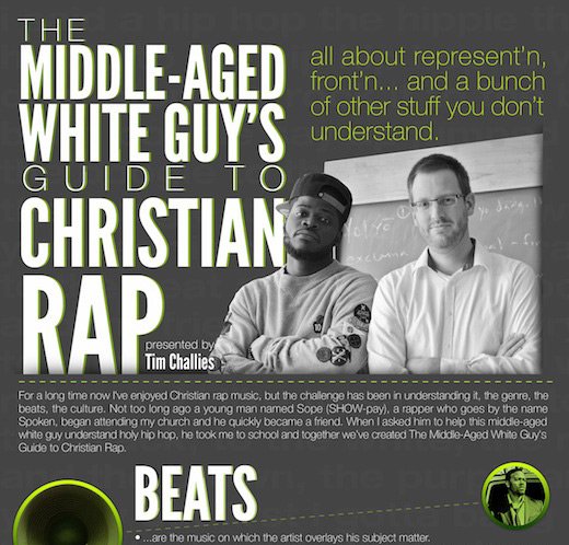 Tim Challies’ Middle-Aged White Guy’s Guide to Christian Rap