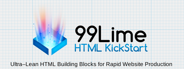 Ultra–Lean HTML Building Blocks for Rapid Web Dev