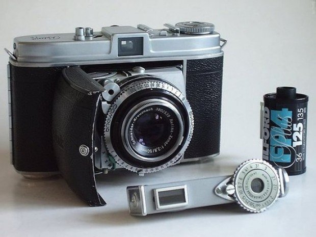 retro vintage kodak retina camera