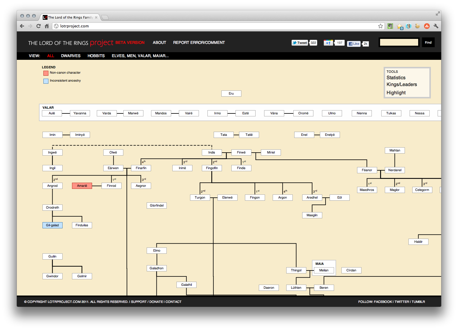 konvertering smække Barry This Lord of the Rings Interactive Family Tree is EPIC - ChurchMag