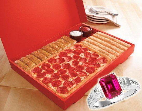 Pizza Hut’s $10,010 Marriage Proposal Package