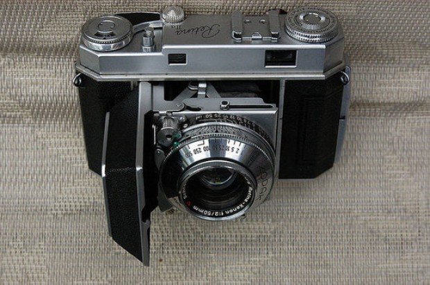 retro vintage kodak retina II camera