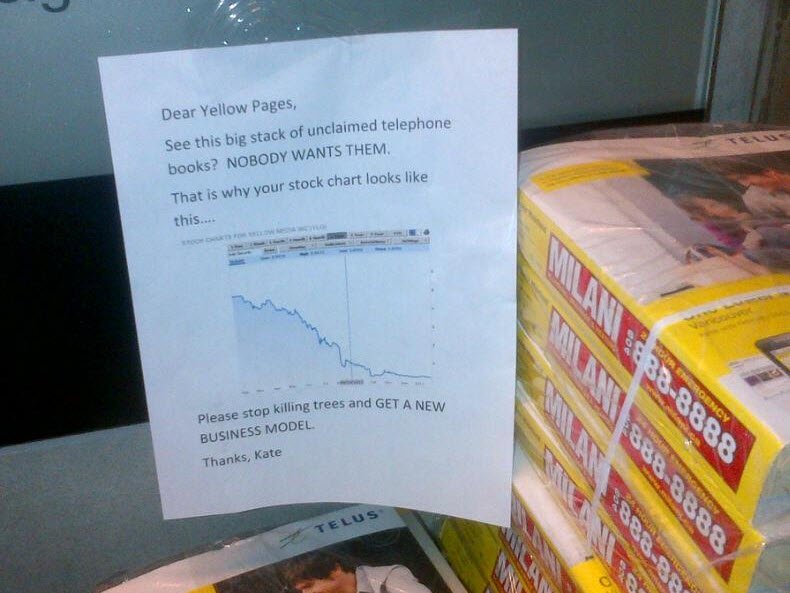 When Was the Last Time You Used the Yellow Pages?
