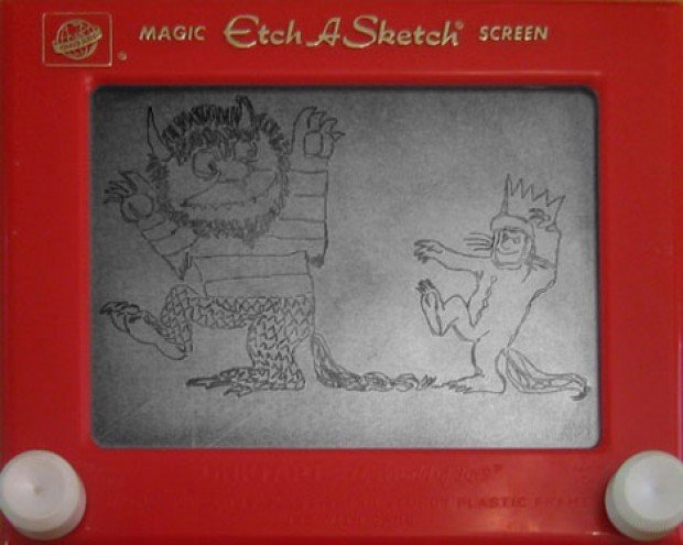 etch-a-sketch wild things