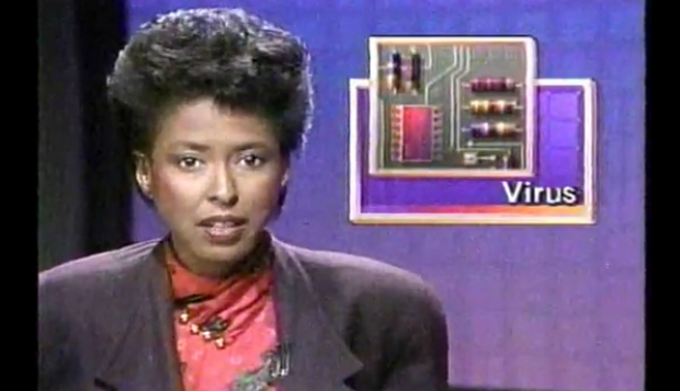 Computer Virus TV News Report from 1988 [Video]