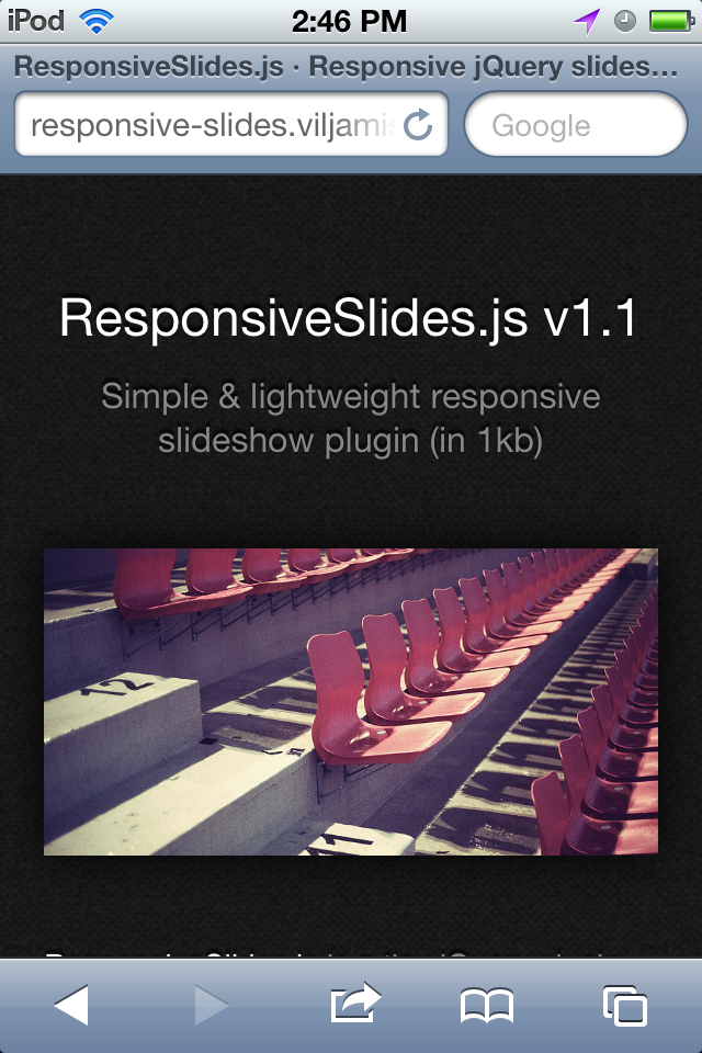 Simple and Lightweight Responsive Slideshow Plugin