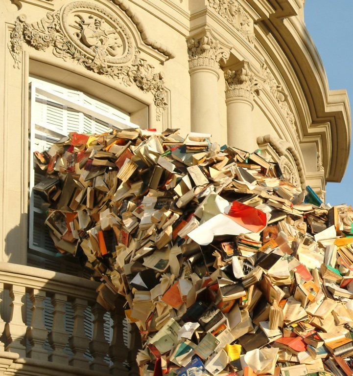 Pouring Out 5,000 Books