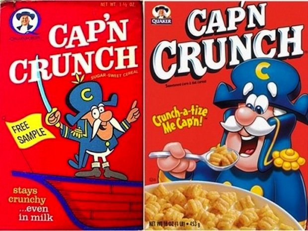 Then & Now: Cereal Box Evolution