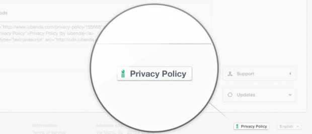 website privacy policy