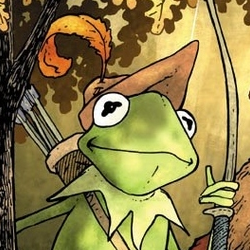 Kermit the Frog as Robin Hood