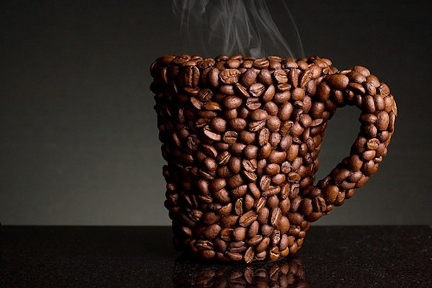 coffee beans mug