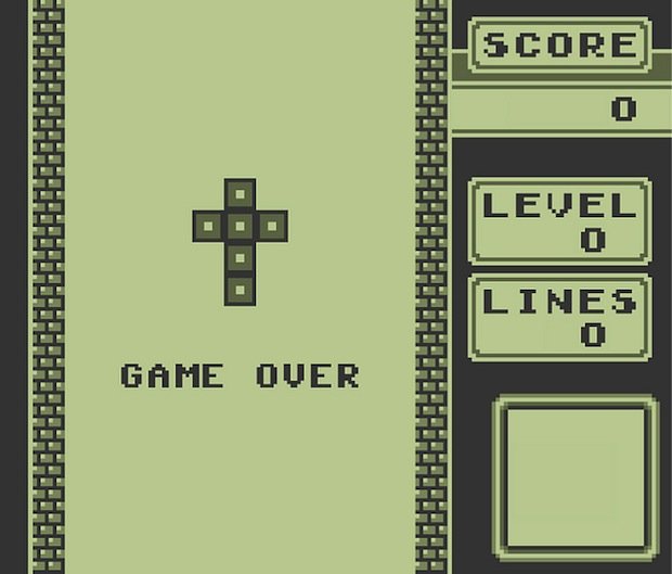 tetris cross game over