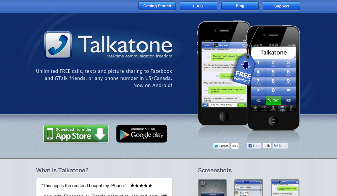 Use Google Voice as a Second Line on your Android or iPhone with Talkatone