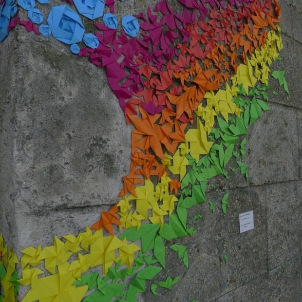 Origami Street Art