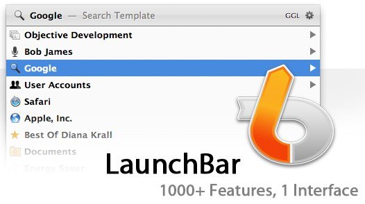 LaunchBar how to limit search