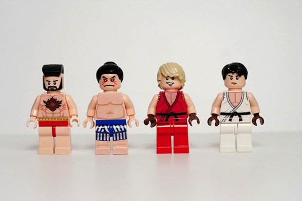 Street Fighter LEGO Minifigs