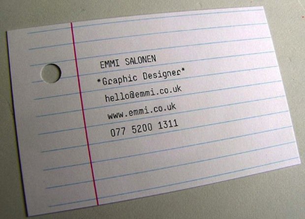 unique creative business cards