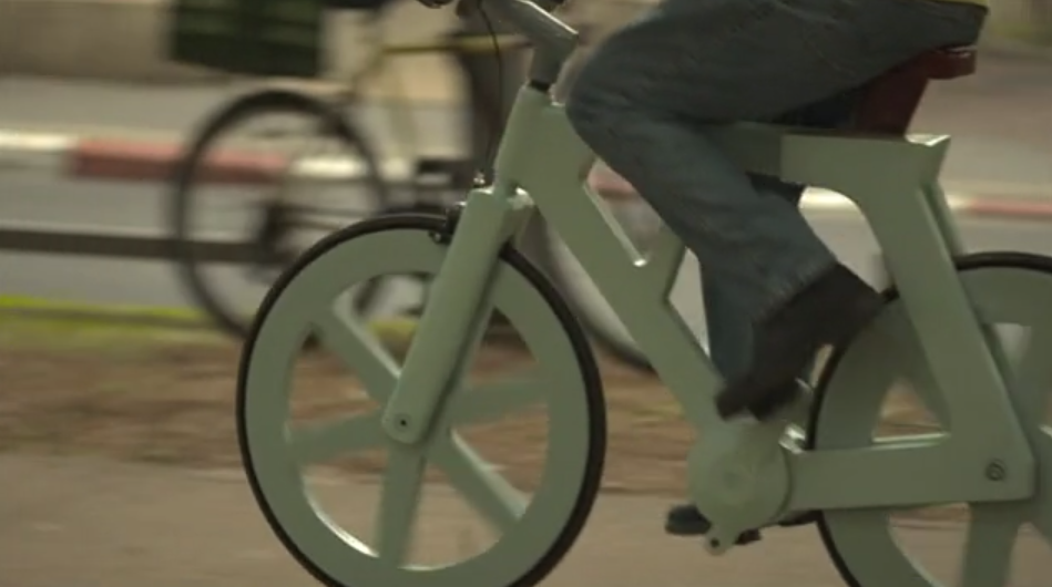 The Recycled Cardboard Bicycle [Video]