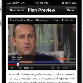 YouVersion Adds Video Devotionals