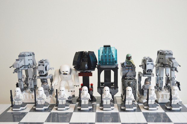 star wars lego hoth empire strikes back chess set