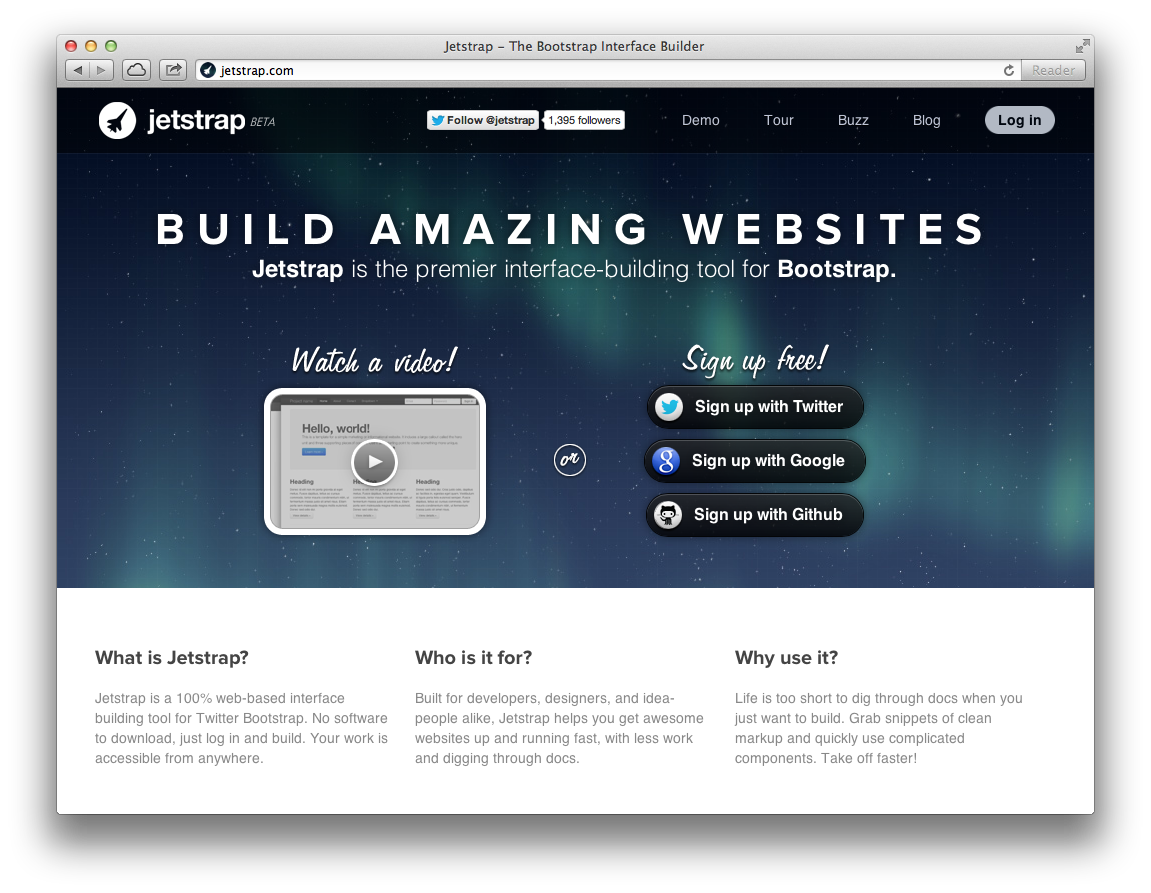 Build Awesome Bootstrap Websites with ‘Jetstrap’